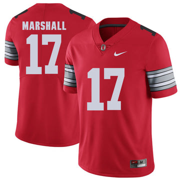Jalin Marshall Ohio State Buckeyes red Limited jersey