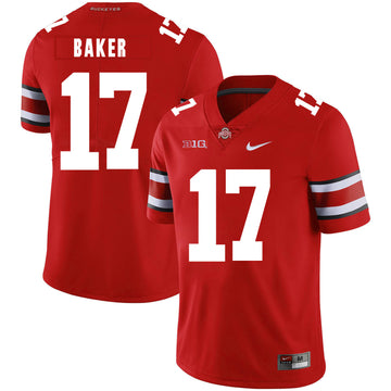 Jerome Baker Ohio State Buckeyes red jersey