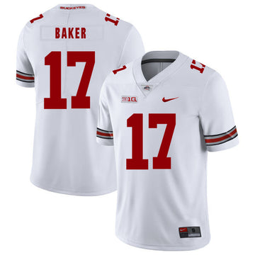 Jerome Baker Ohio State Buckeyes white jersey