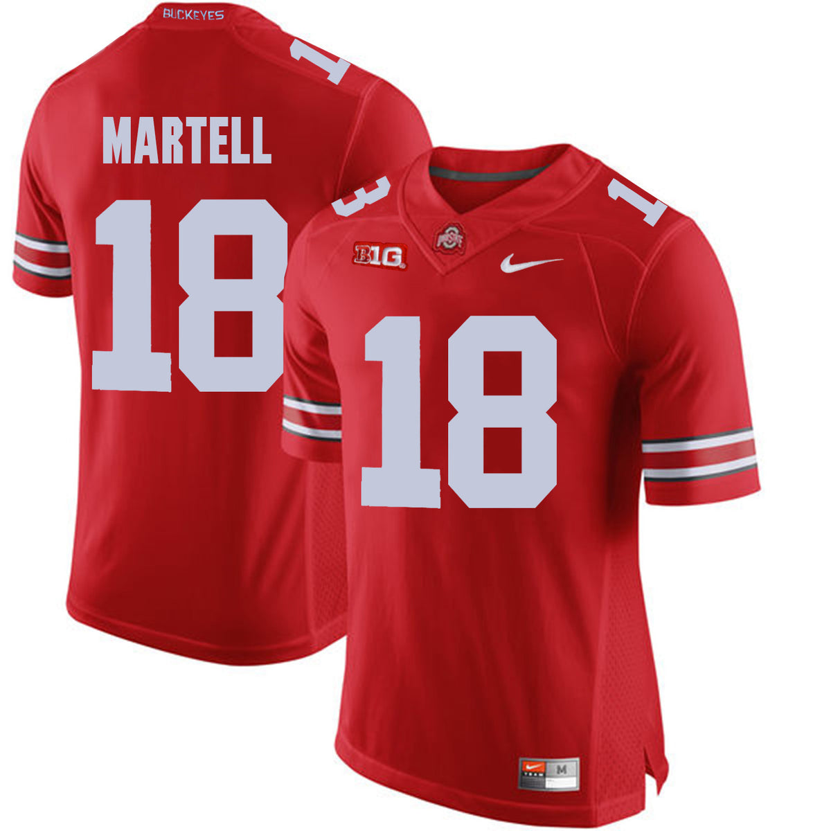 Tate Martell Ohio State Buckeyes red jersey