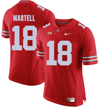 Tate Martell Ohio State Buckeyes red jersey