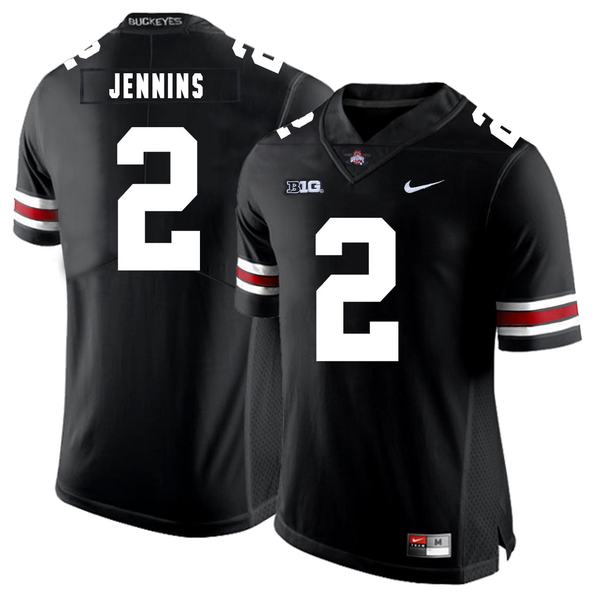 Malcolm Jenkins Ohio State Buckeyes black jersey