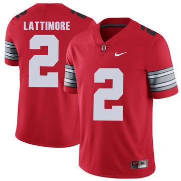 Marshon Lattimore Ohio State Buckeyes red Limited jersey