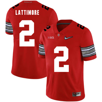 Marshon Lattimore Ohio State Buckeyes red jersey