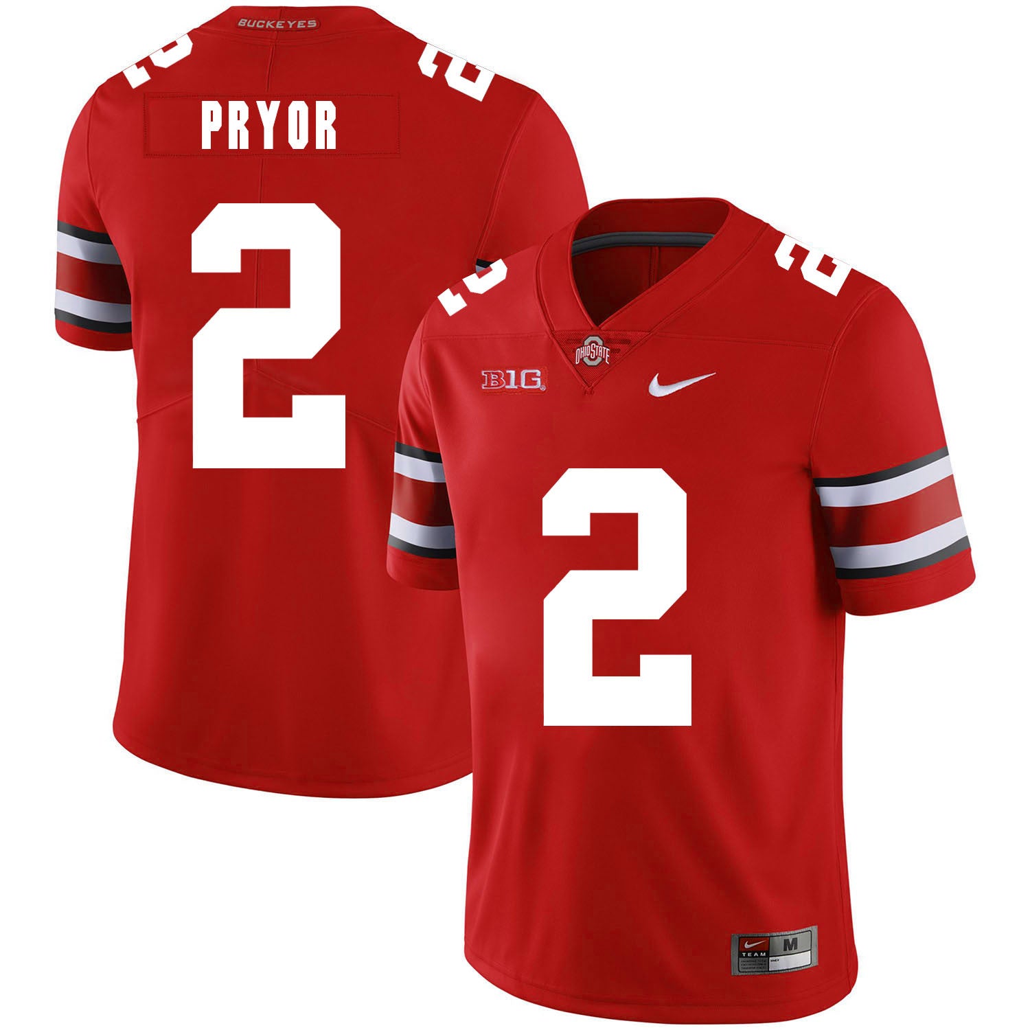 Terrelle Pryor Ohio State Buckeyes red jersey