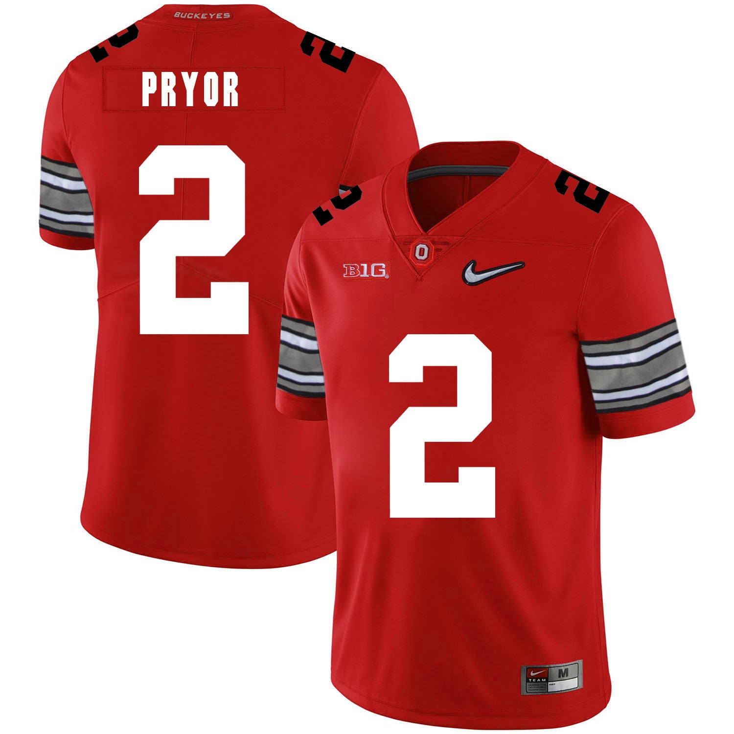 Terrelle Pryor Ohio State Buckeyes red jersey