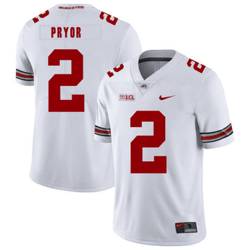 Terrelle Pryor Ohio State Buckeyes white jersey