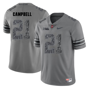 Parris Campbell Ohio State Buckeyes gray Shadow jersey