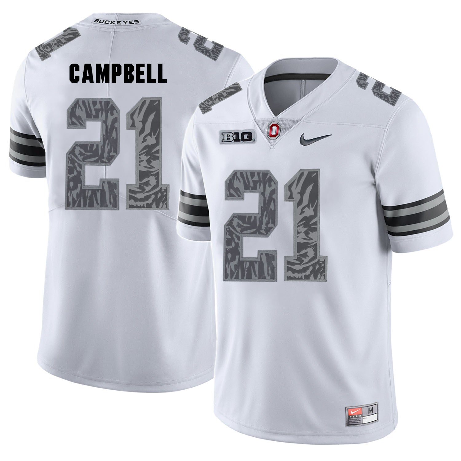 Parris Campbell Ohio State Buckeyes white Shadow jersey