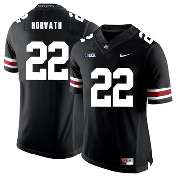 Les Horvath Ohio State Buckeyes black jersey
