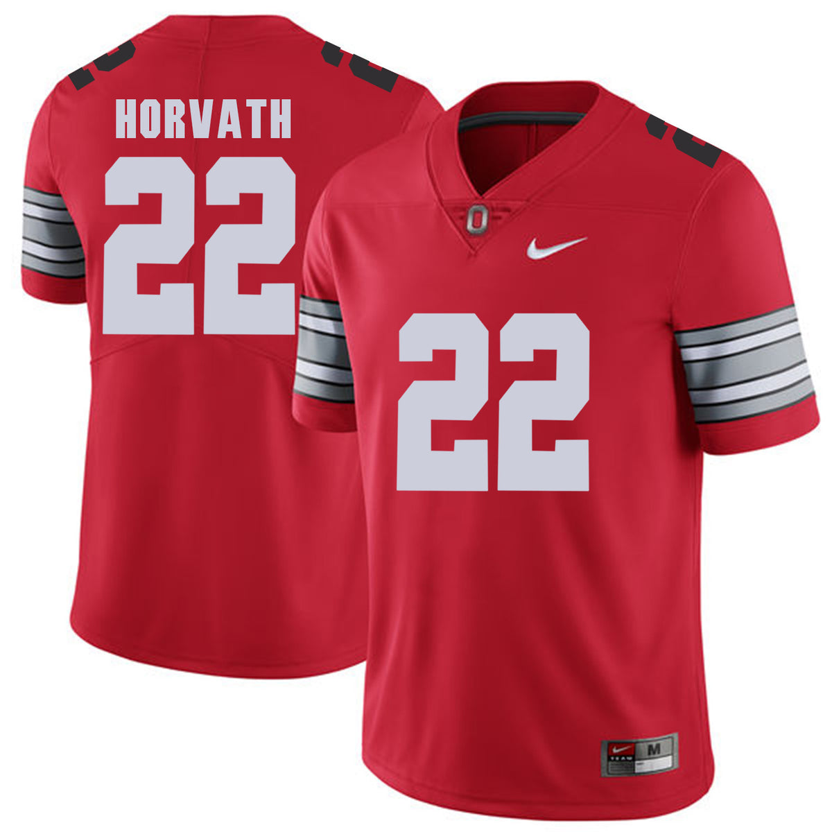 Les Horvath Ohio State Buckeyes red Limited jersey