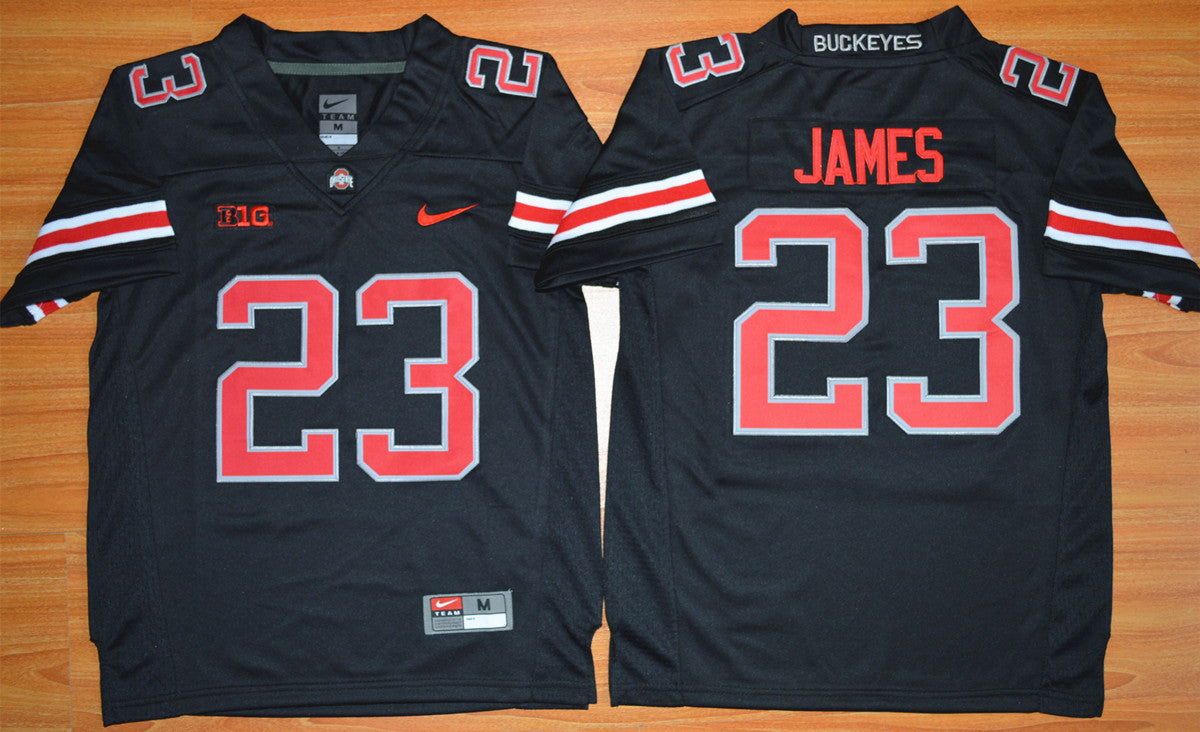 Lebron James Ohio State Buckeyes black jersey