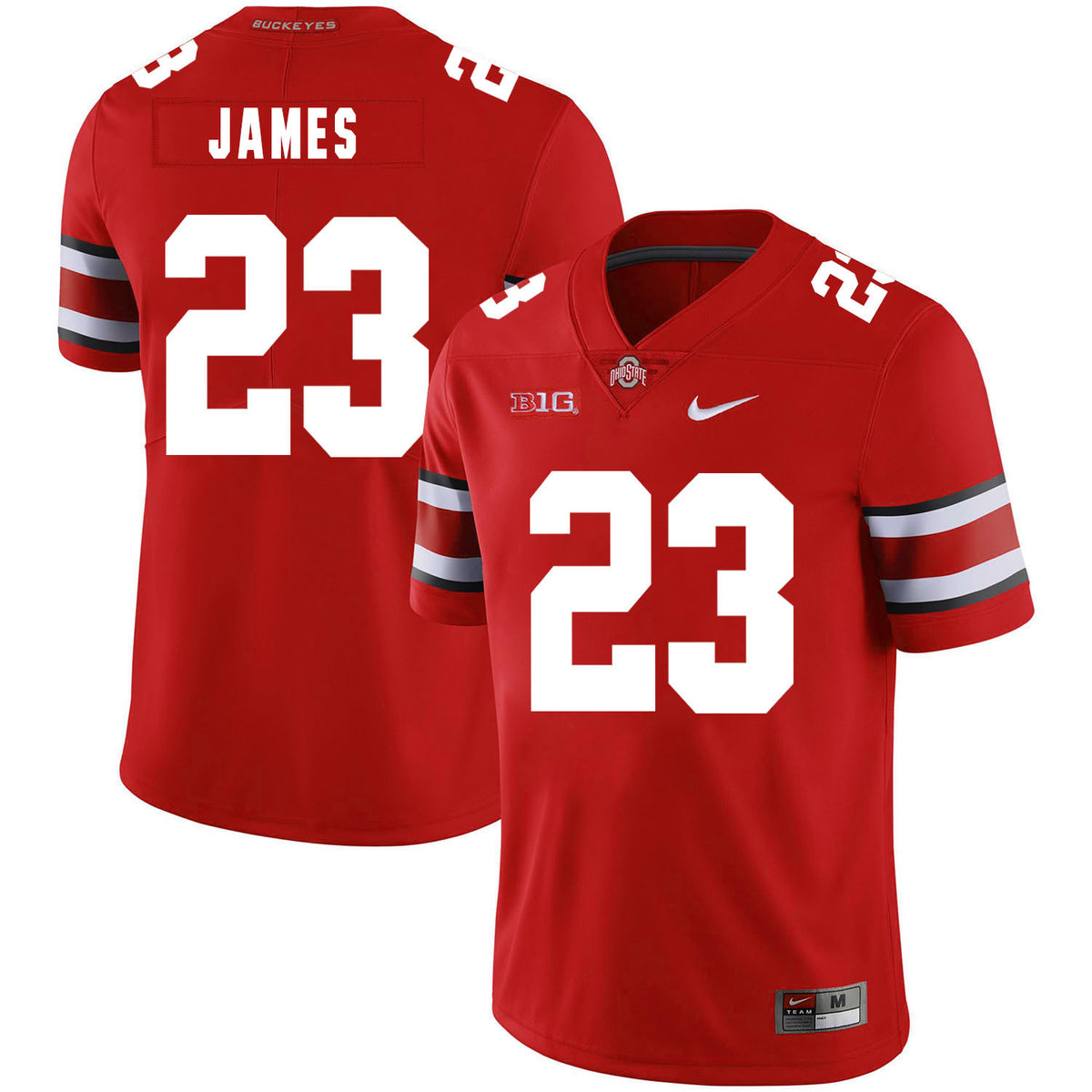 Lebron James Ohio State Buckeyes red jersey