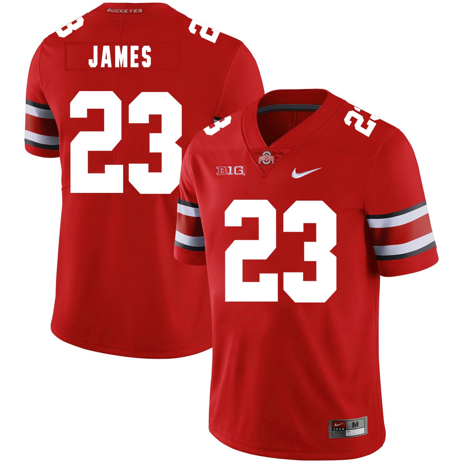 Lebron James Ohio State Buckeyes red jersey