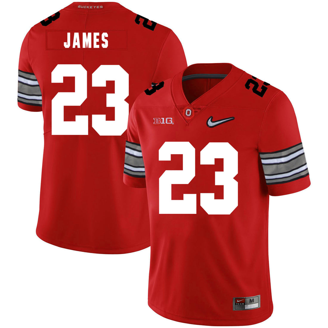Lebron James Ohio State Buckeyes red jersey