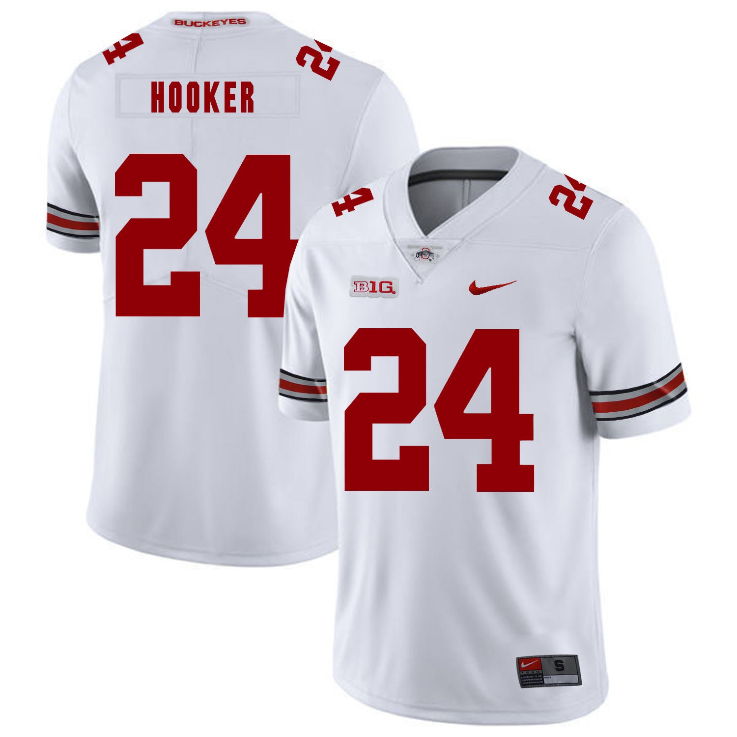 Malik Hooker Ohio State Buckeyes white jersey