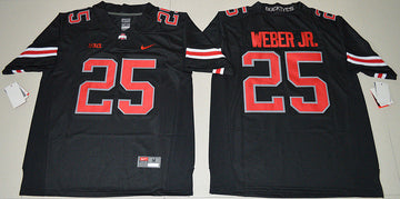 Mike Weber Jr Ohio State Buckeyes black jersey