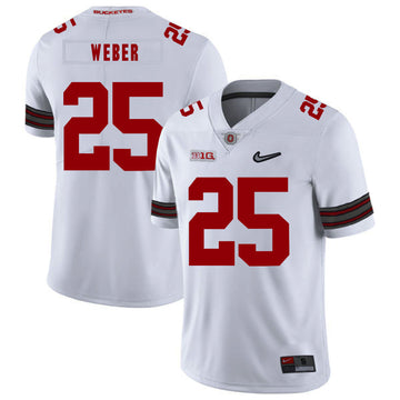 Mike Weber Ohio State Buckeyes white jersey