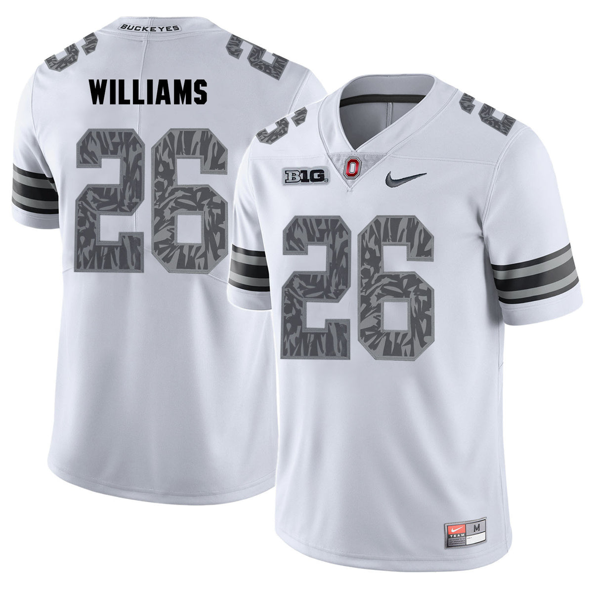 Antonio Williams Ohio State Buckeyes white Shadow jersey