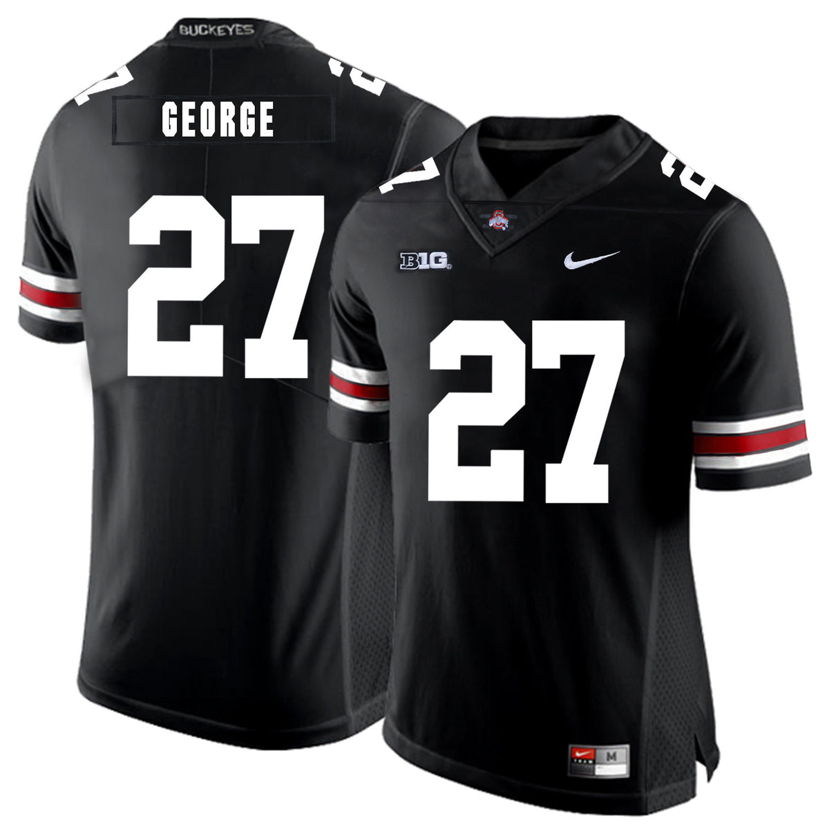 Eddie George Ohio State Buckeyes black jersey