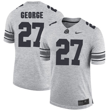 Eddie George Ohio State Buckeyes gray jersey