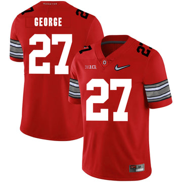 Eddie George Ohio State Buckeyes red jersey