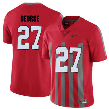 Eddie George Ohio State Buckeyes red Elite jersey