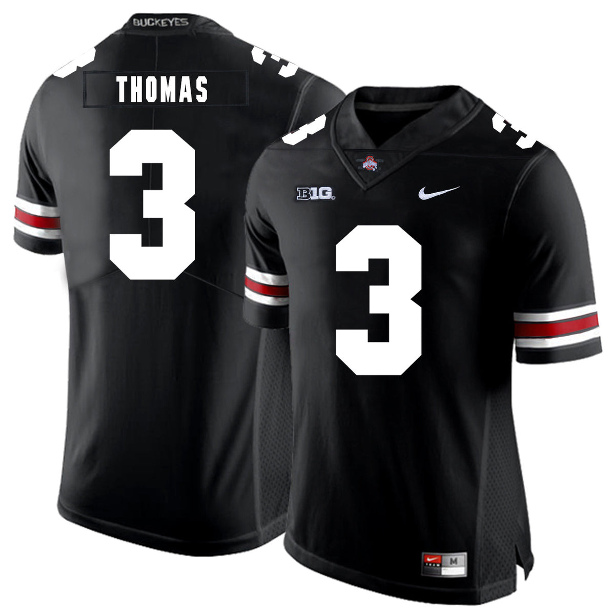 Michael Thomas Ohio State Buckeyes black jersey