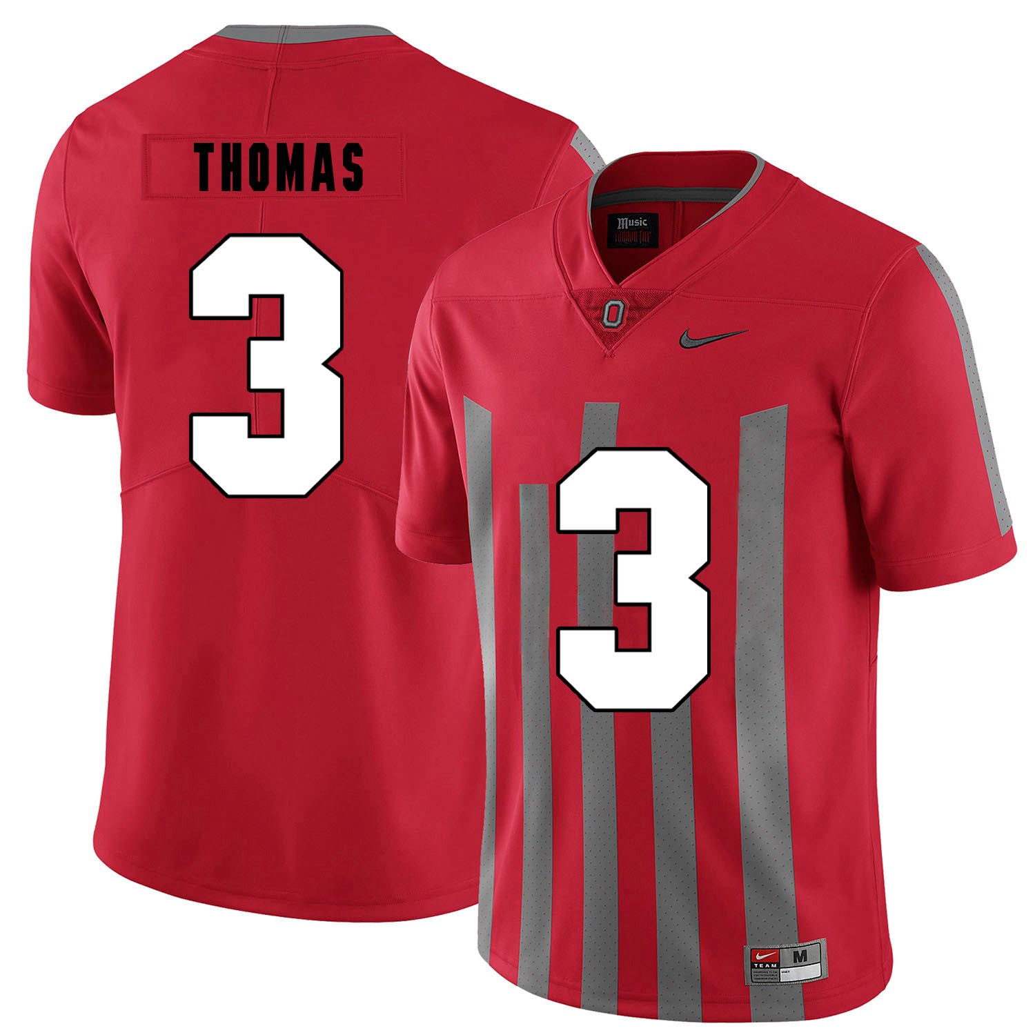 Michael Thomas Ohio State Buckeyes red Elite jersey
