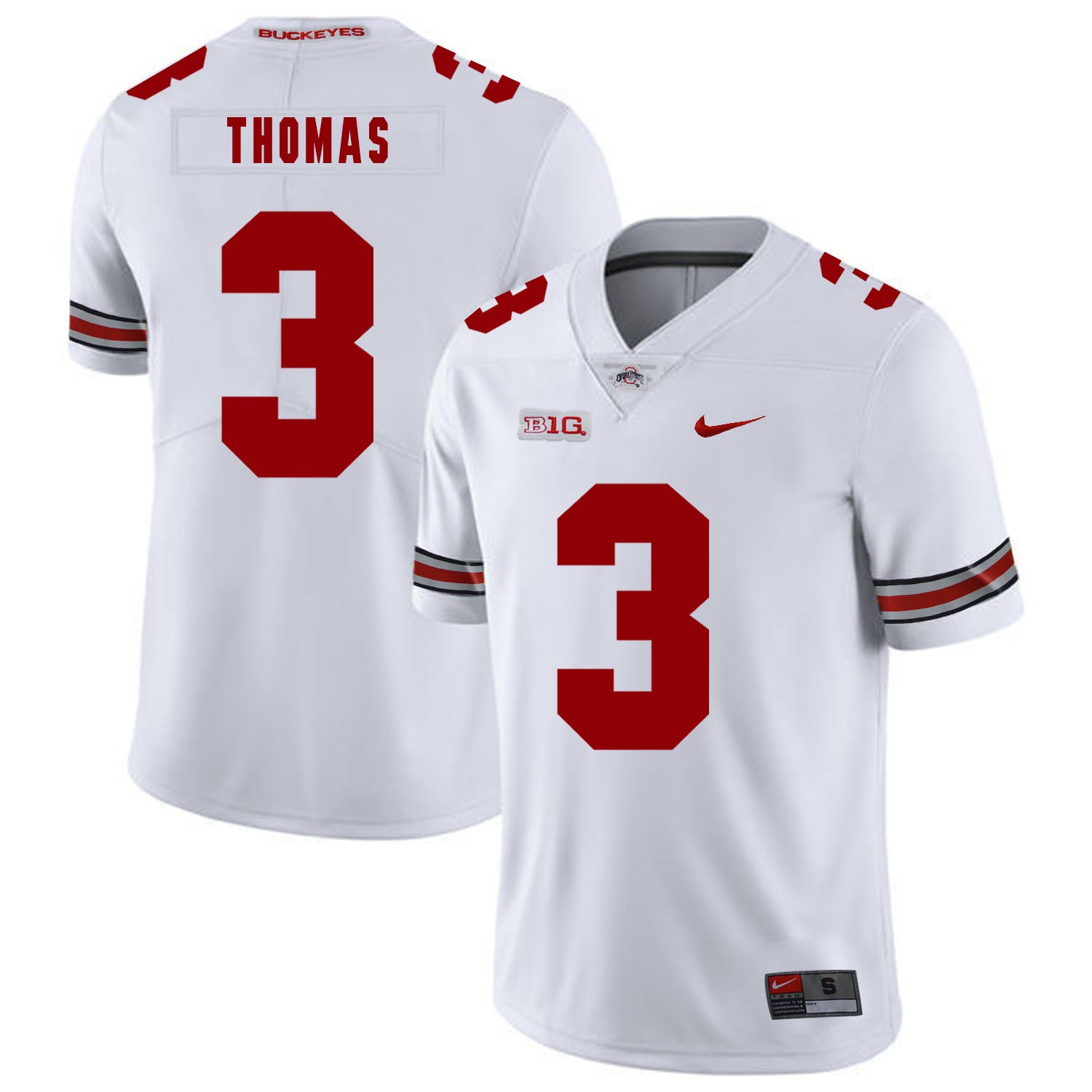 Michael Thomas Ohio State Buckeyes white jersey
