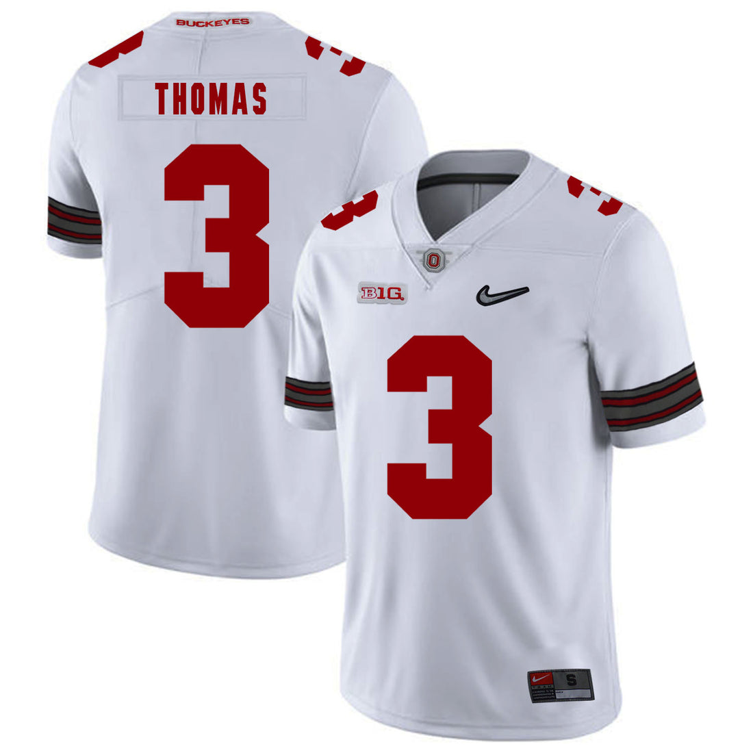 Michael Thomas Ohio State Buckeyes white jersey