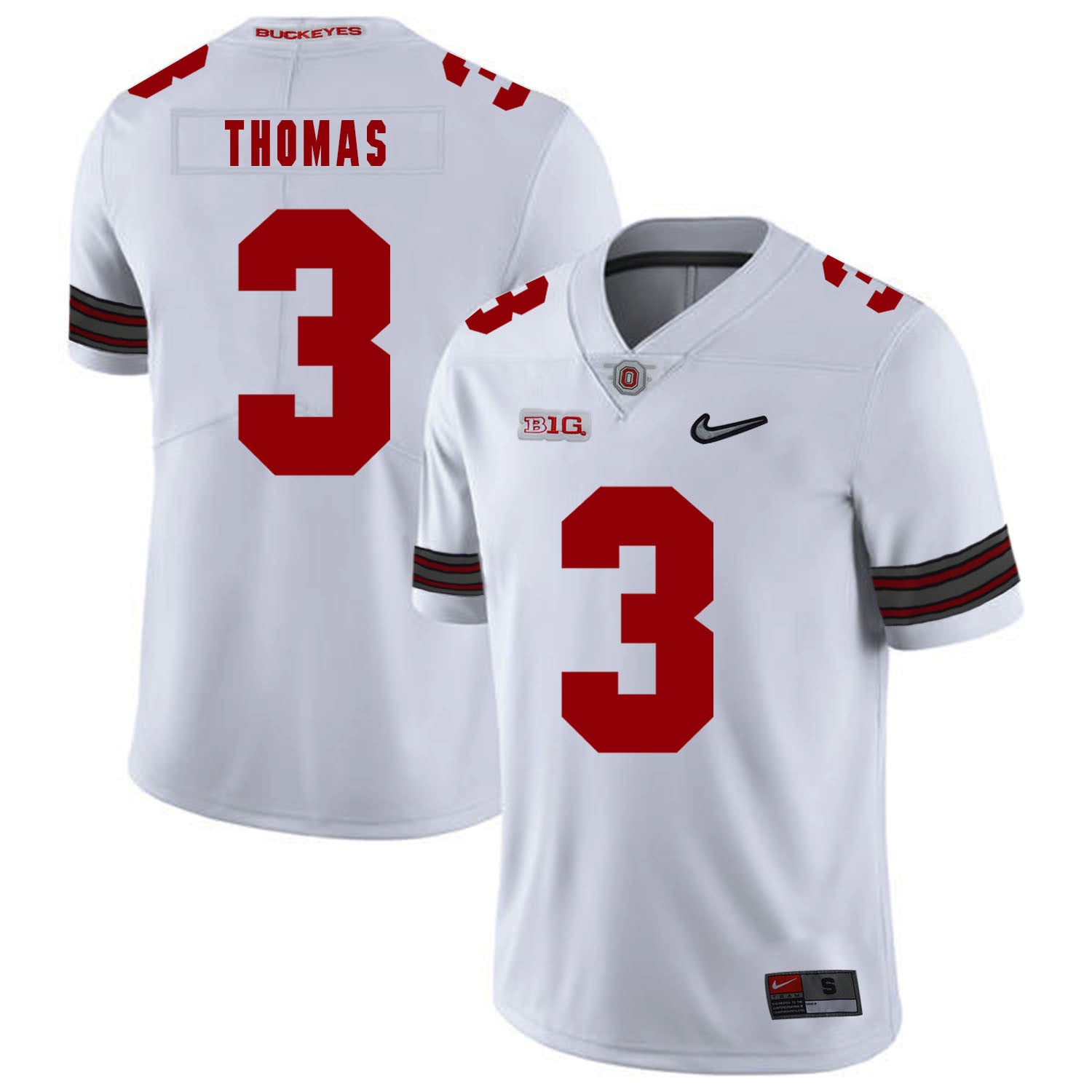 Michael Thomas Ohio State Buckeyes white jersey