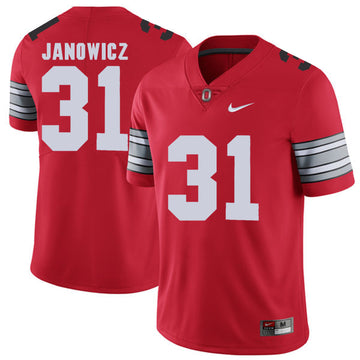 Vic Janowicz Ohio State Buckeyes red Limited jersey