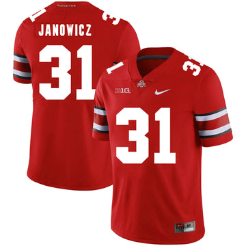 Vic Janowicz Ohio State Buckeyes red jersey