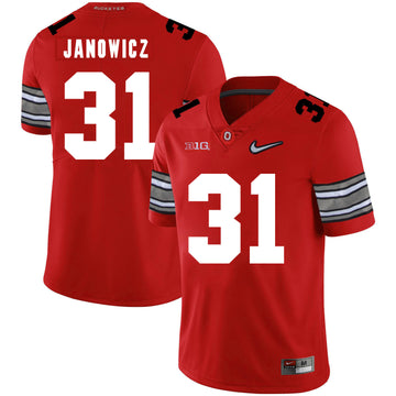 Vic Janowicz Ohio State Buckeyes red jersey