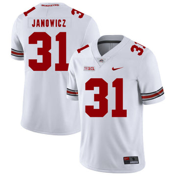 Vic Janowicz Ohio State Buckeyes white jersey