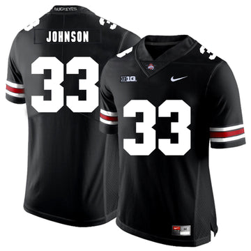 Pete Johnson Ohio State Buckeyes black jersey