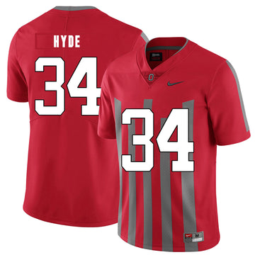 Carlos Hyde Ohio State Buckeyes red Elite jersey