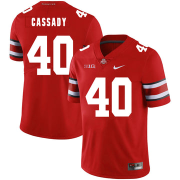 Howard Cassady Ohio State Buckeyes red jersey