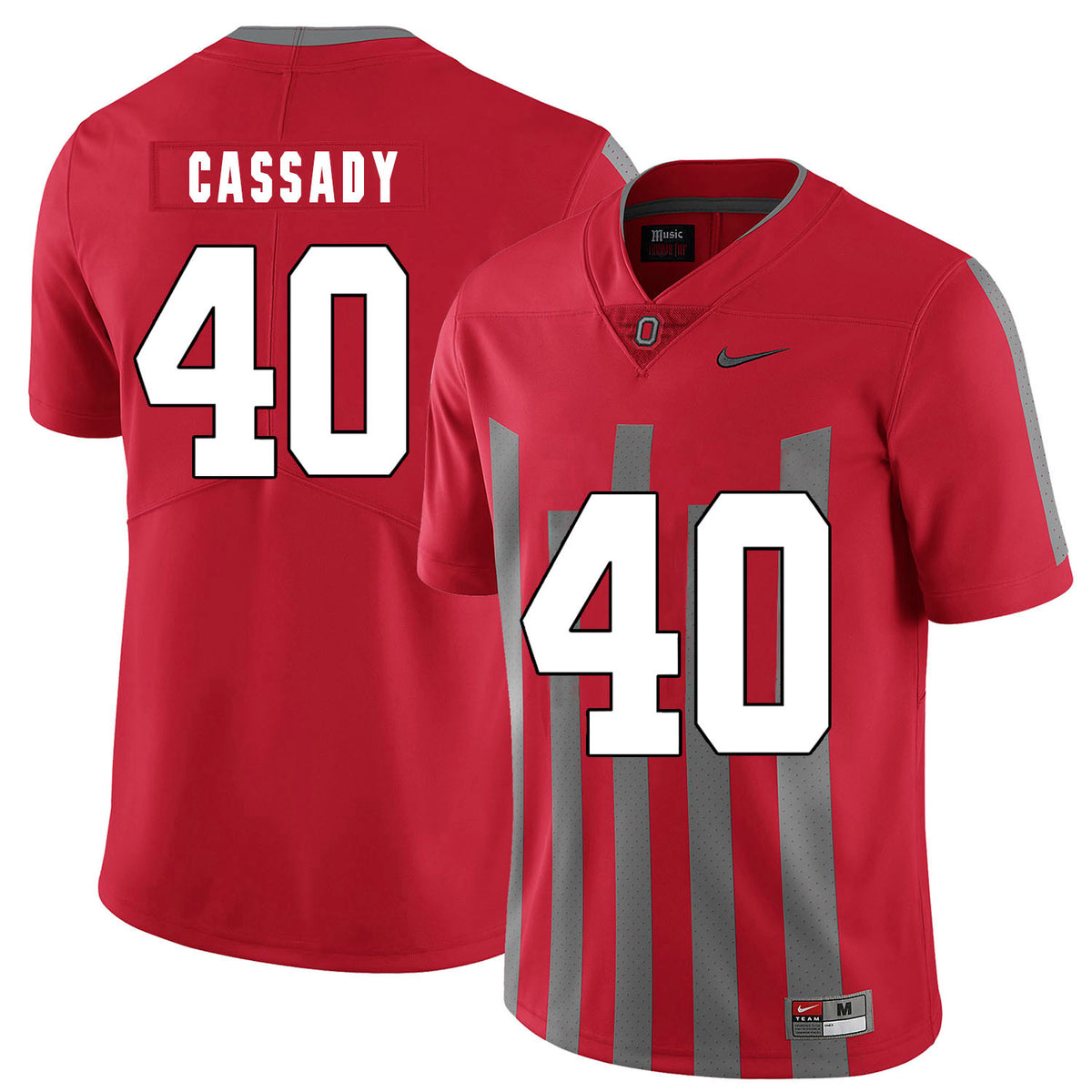 Howard Cassady Ohio State Buckeyes red Elite jersey
