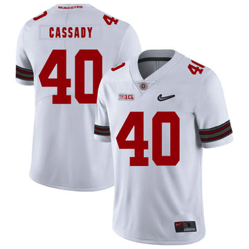 Howard Cassady Ohio State Buckeyes white jersey