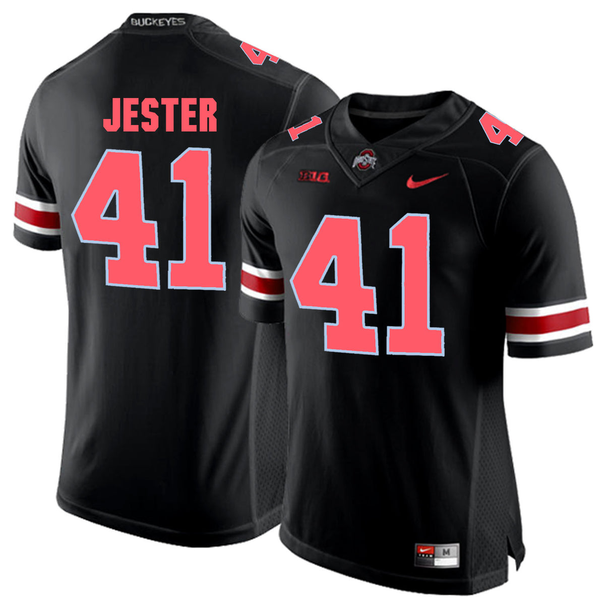 Hayden Jester Blackout College Ohio State Buckeyes jersey