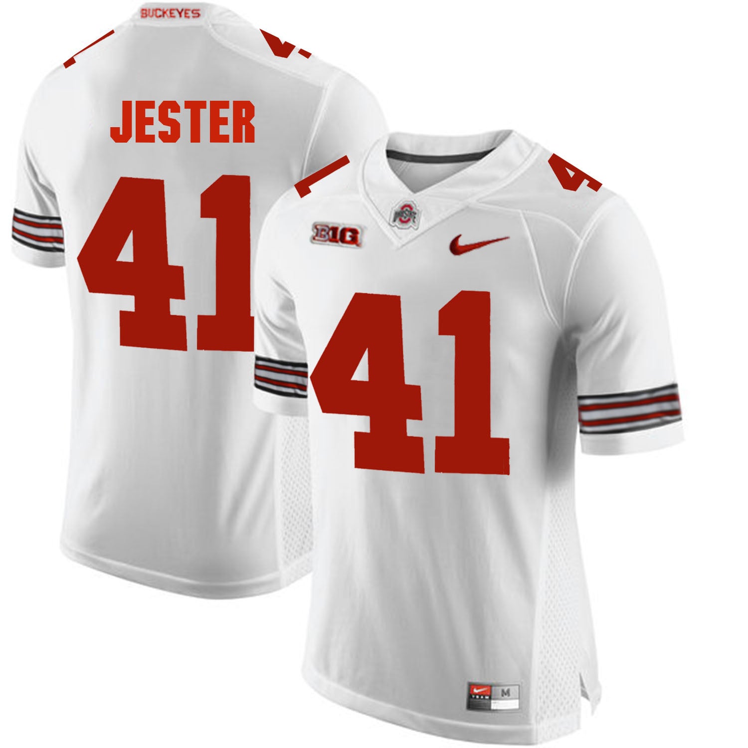 Hayden Jester Ohio State Buckeyes white jersey