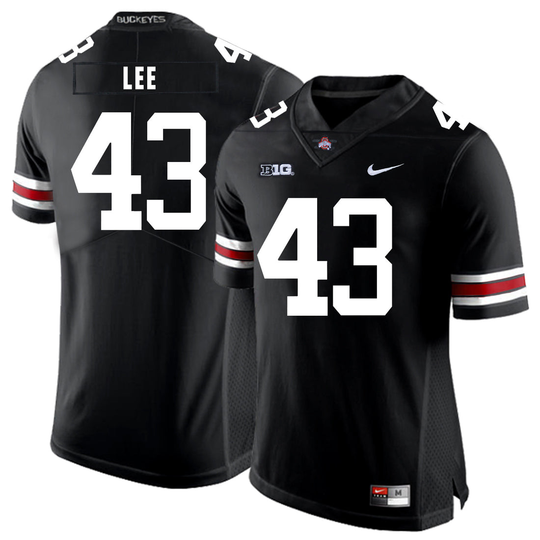 Darron Lee Ohio State Buckeyes black jersey