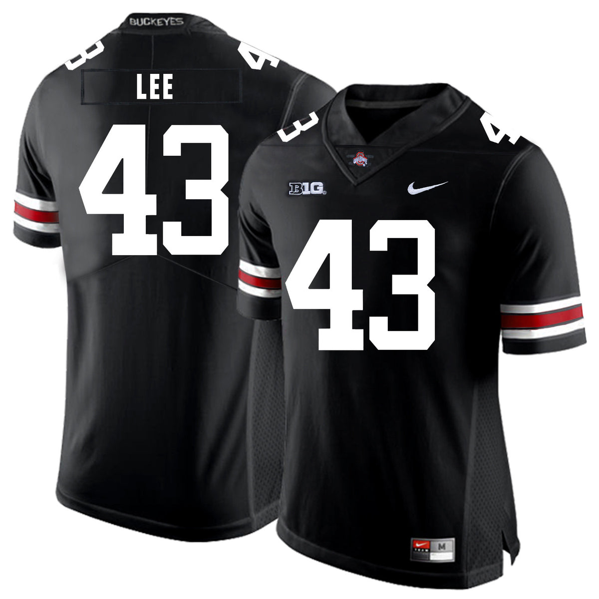 Darron Lee Ohio State Buckeyes black jersey