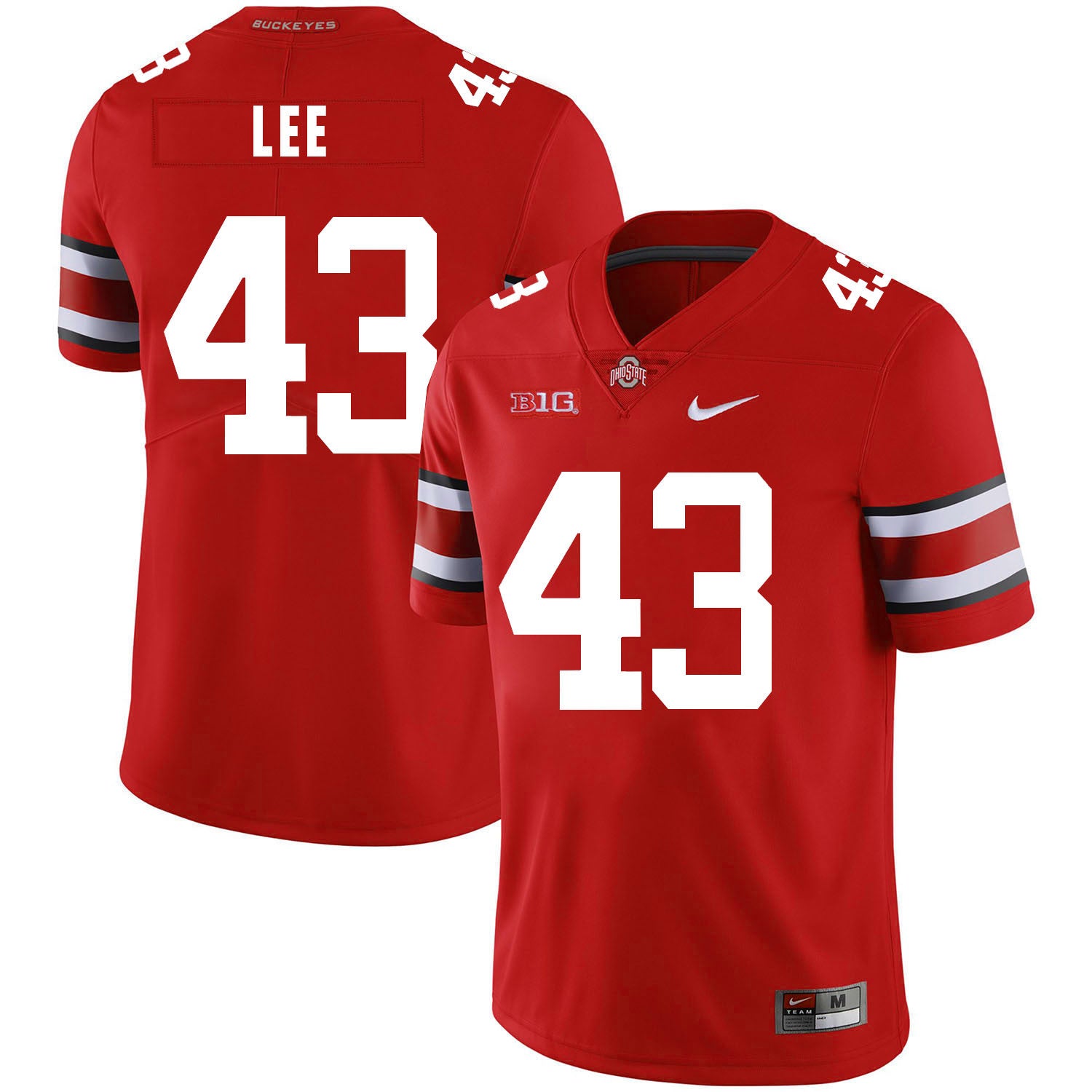 Darron Lee Ohio State Buckeyes red jersey