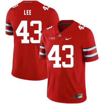 Darron Lee Ohio State Buckeyes red jersey