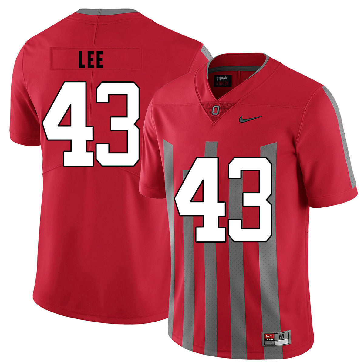 Darron Lee Ohio State Buckeyes red Elite jersey