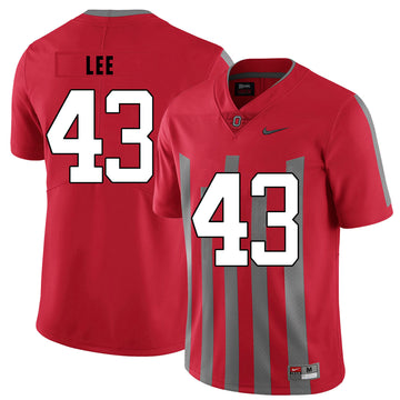 Darron Lee Ohio State Buckeyes red Elite jersey