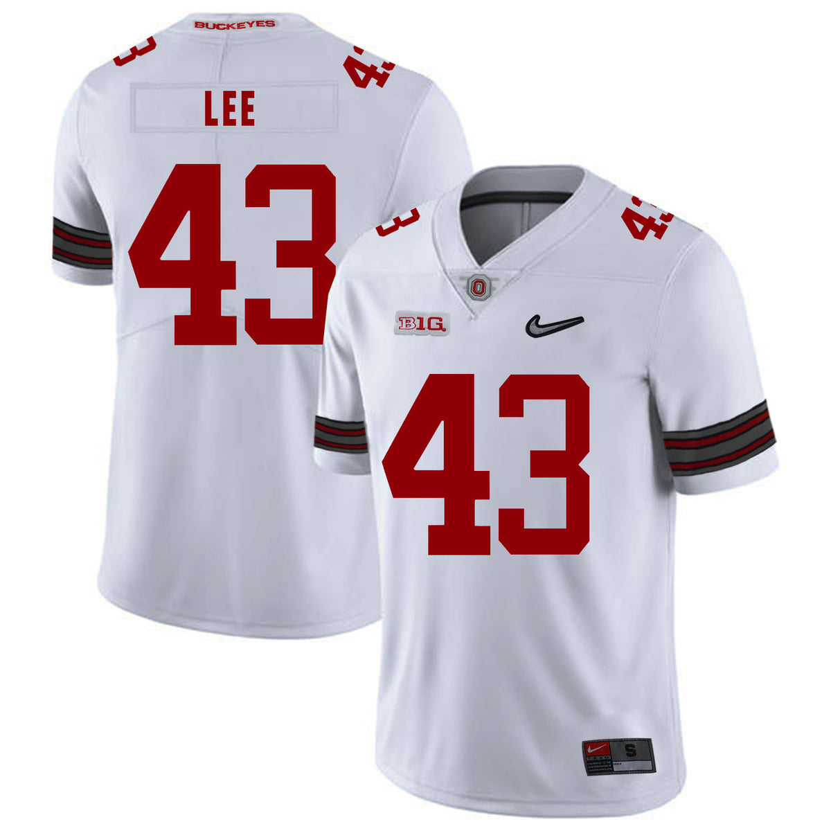Darron Lee Ohio State Buckeyes white jersey